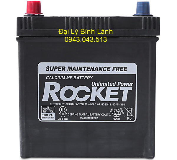 Ắc quy Khô (Kín Khí) Rocket SMF NS40Z (12v35Ah)